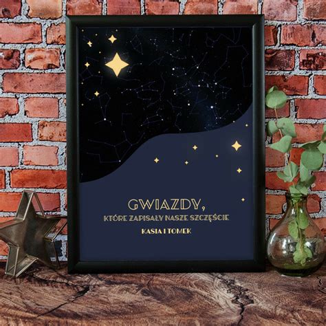 Gwiazdy naszego szczęścia Mapa gwiazd MyGiftDna pl