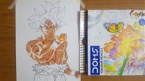 How To Color Anime Skin Using Cheap Colored Pencils Goku Ultra