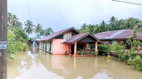 Rumah Terdampak Banjir Bengkulu Bpbd Dirikan Posko Darurat Bencana