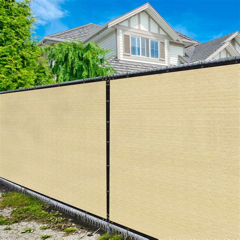 Amazon Amgo Custom Made X Beige Fence Privacy Screen