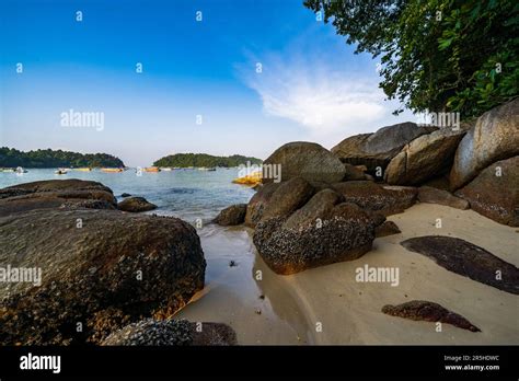 Beautiful beach at Pangkor Island Stock Photo - Alamy