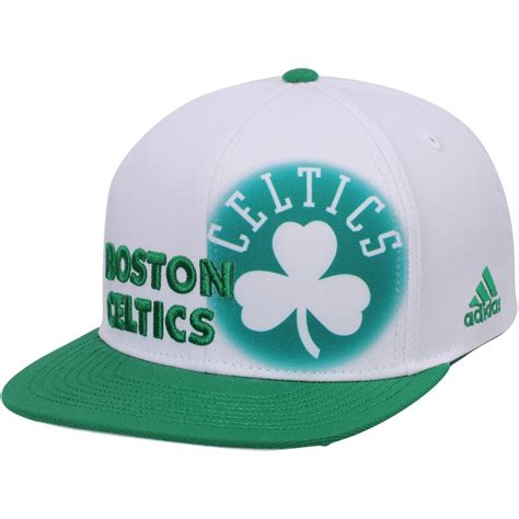 Boston Celtics adidas Authentic On-Court Adjustable strapback Hat - White