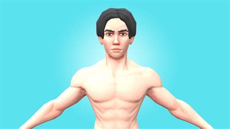 Jamal Male Base Mesh Cartoon Character D Model Turbosquid