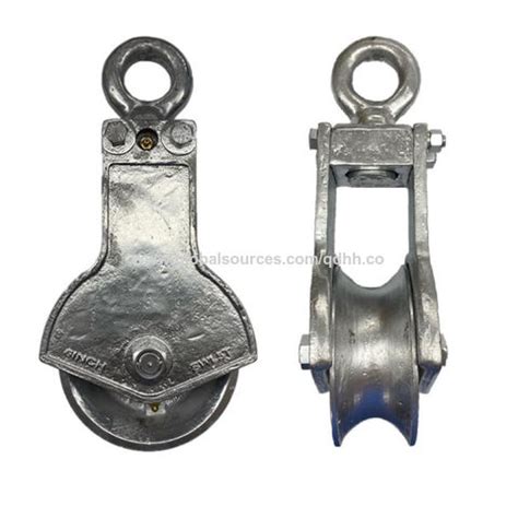 China Trawl Block Cast Iron Hot Dip Galvanized Material Stainless Steel Available On Global