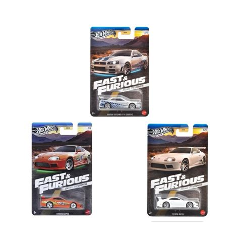 Jual Hot Wheels Fast Furious Brian O Conner Nissan Skyline Gtr R Toyota Supra Shopee Indonesia