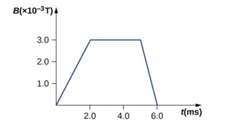 Solved The magnetic field through a circular loop of radius | Chegg.com