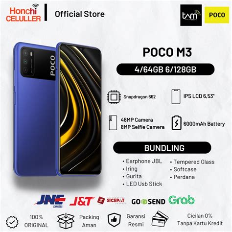 Jual Xiaomi POCO M3 6 128GB 4 64GB Garansi Resmi POCO Indonesia TAM