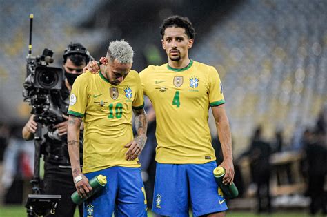 Copa America Marquinhos et Neymar dans léquipe type pas Di Maria ni