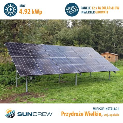 Realizacje Growatt Kw Przydro E Wielkie Suncrew