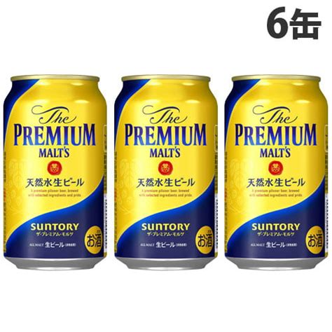 サントリー ザ・プレミアムモルツ 350ml×6缶 食品・飲料・産地直送－オフィス・現場用品の通販キラット【kilat】