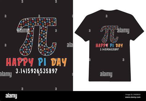 Happy Pi Day T Shirt Design Vector Stock Vector Image And Art Alamy