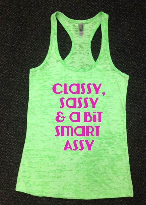 Classy Sassy And A Bit Smart Assy Tank Top By Sunsetsigndesigns 24 00