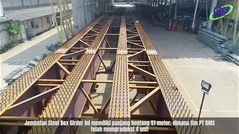 1 Sb Trial Jembatan Steel Box Girder 51 Meter Youtube