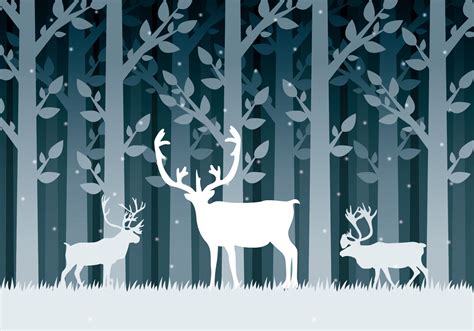 Snow Caribou 153713 Vector Art at Vecteezy