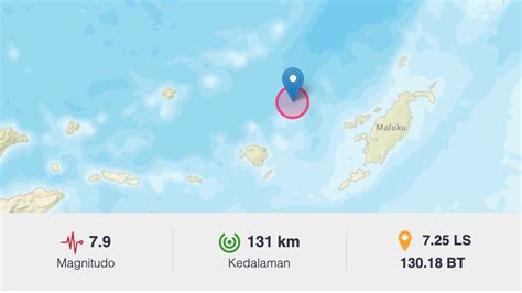 Gempa Maluku M 7 9 Akibat Subduksi Laut Banda Picu Peringatan Dini