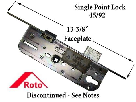 16mm Roto Single Point Lock Spl 1 34 Backset