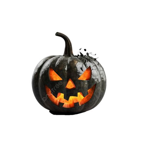 Halloween Negro Jack O Lantern Horror Dibujos Animados Png Dibujos