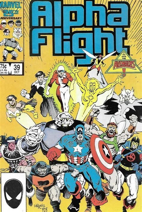 Alpha Flight Comic 39 Copper Age First Print 1986 Bill Mantlo Ross