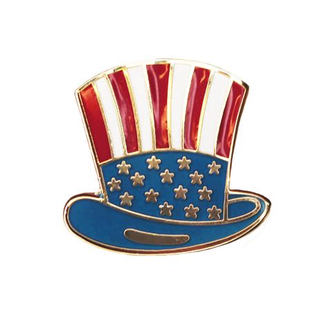 Uncle Sam Hat Lapel Pin