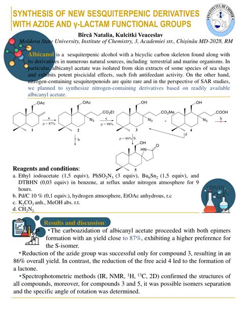 Pdf Synthesis Of New Sesquiterpenic Derivatives With Azide And γ Lactam Functional Groups