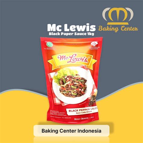 Jual Mc Lewis Black Paper Sauce 1kg Mc Lewis Saus Lada Hitam 1kg