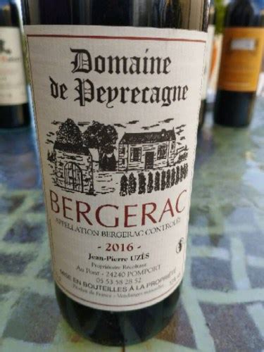 Jean Pierre Uzes Domaine De Peyrecagne Bergerac Vivino