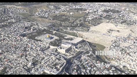 Aj4k 001 4k Aerial Footage Of Jerusalem The Old City And Mt Olives