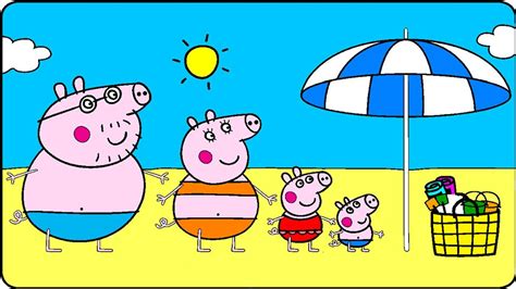 Peppa Pig Eating Ice Cream Coloring Pages - Freeda Qualls' Coloring Pages