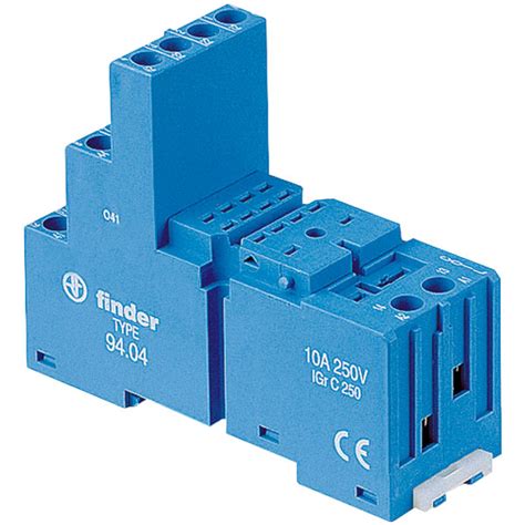 Finder 94 03 Relay Socket 250V 10A For 55 32 Series Relays Rapid