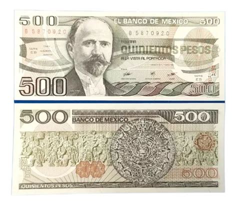 Billete Pesos Madero S Marca De Agua Colecci N Historia Meses Sin