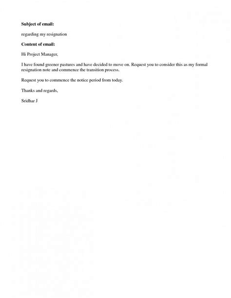 Short Notice Resignation Letter Template Artofit