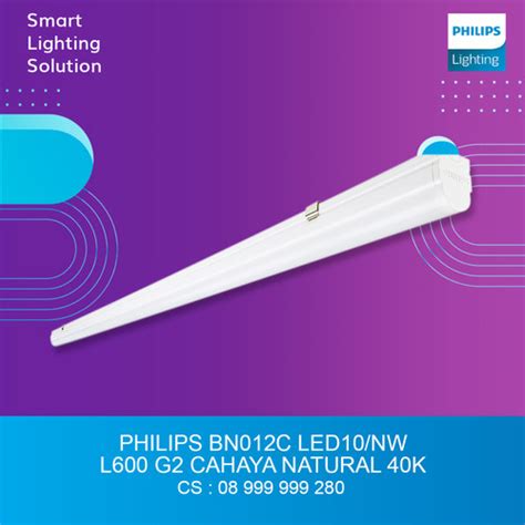 Promo Philips Lampu Batten Led Tube W Natural Putih K Bn C L