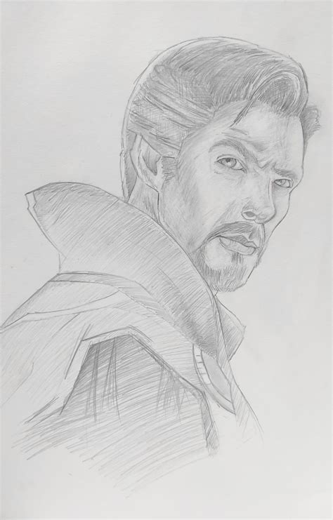 Marvel Drawing Doctor Strange Doctor Who Mechanical Pencil Ink