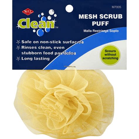 Ritz Clean Scrub Puff Mesh Cleaning Tools And Sponges Foodtown