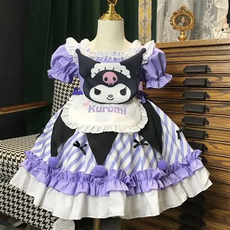 Sanrio Kuromi My Melody Vestido Para Ni Os Vestidos De Princesa Lolita