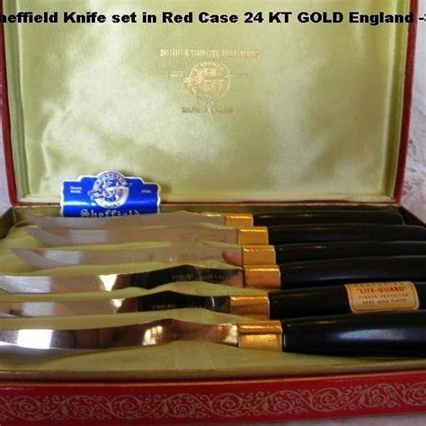 Coimbrah Beryozka On Instagram Sheffield Knife Set In Red Case Kt