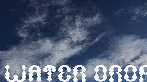 WATER DROP Font Family : Download Free for Desktop & Webfont