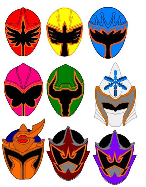 Power Ranger Mystic Force Helmets By Powerrangersworld Power