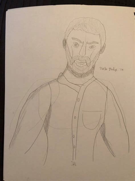 man figure portrait  daizua  deviantart