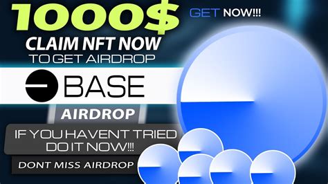 BASE Airdrop FREE 1000 Worth Base Coinbase Airdrop Claim FREE