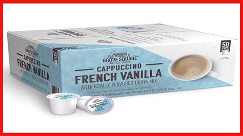 Grove Square Cappuccino Pods French Vanilla Single Serve Count