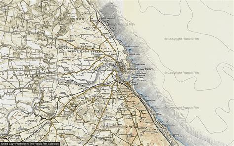 Historic Ordnance Survey Map Of Berwick Upon Tweed 1901 1903