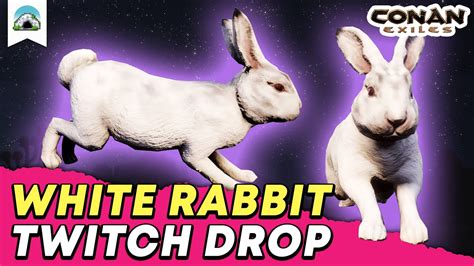 White Rabbit Twitch Drop Unlock Your Rabbit Pet Follower Age Of