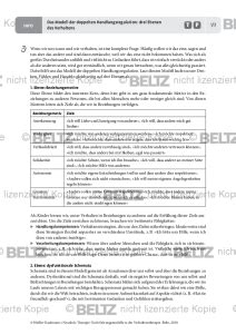 Störungsmodelle Das Modell der doppelten Handlungsregulation drei