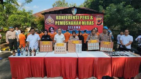 Belasan Pengedar Narkoba Ditangkap Di Subang Polisi Sita Barang Bukti