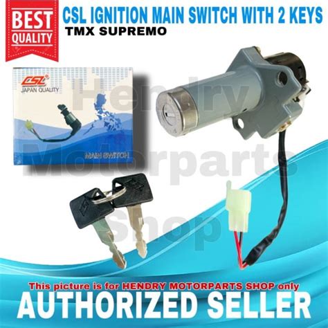 CSL IGNITION MAIN SWITCH 2 KEYS FOR HONDA TMX SUPREMO JAPAN QUALITY