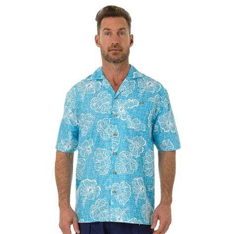 Uzzi Mens Hawaiian Casual Button Down Short Sleeve Beach Surf Aloha