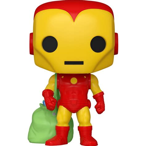 Marvel Holiday Iron Man With Bag Funko Pop Vinyl Figure 1282