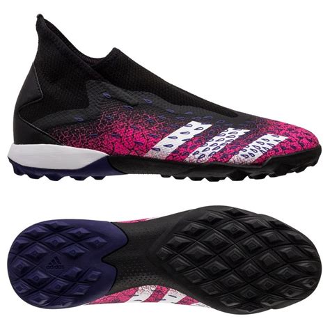 adidas Predator Freak 3 Laceless TF Superspectral Schwarz Weiß Pink