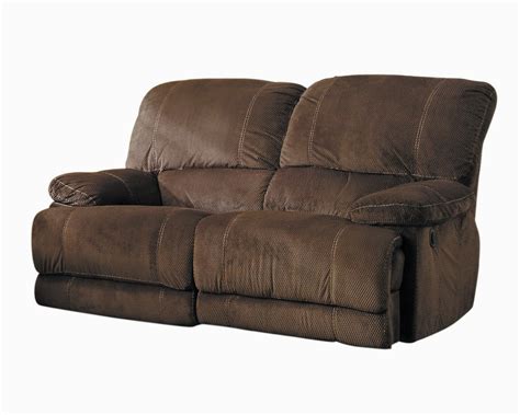 Cheap Reclining Sofas Sale: Dual Power Reclining Leather Sofa